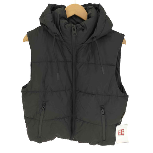 ザラ ZARA フーデッド 中綿ベスト レディース import:L