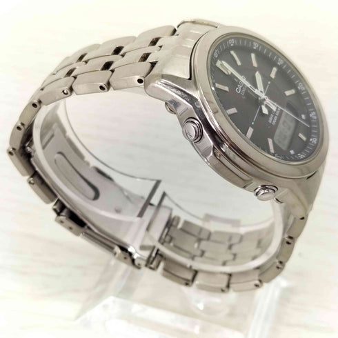 カシオ CASIO LCW-100T LINEAGE リニエージ ソーラー 電波時計 グレー文字盤 メンズ