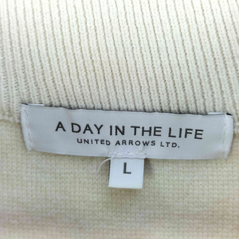アデイインザライフユナイテッドアローズ A day in the life UNITED ARROWS ハンドウォッシャブル ミラノリブ モックネックニット メンズ