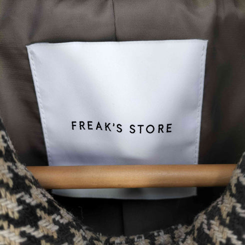 フリークスストア FREAKS STORE ビックハウンドトゥースバルマカーンコート メンズ JPN:M