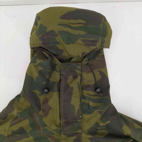 デサント descente 70-80S Raid FOR GREAT ADVENTURE FIELD ウッドランドカモ 比翼 マウンテン パーカー メンズ 胸囲90 身長165