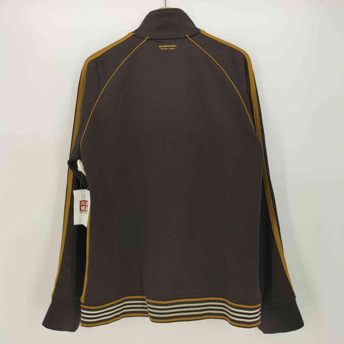 バーバリーブラックレーベル BURBERRY BLACK LABEL ロゴ刺繍 生地切替 サイドライン 裾 襟裏 ボーダー トラック ジャケット メンズ 3