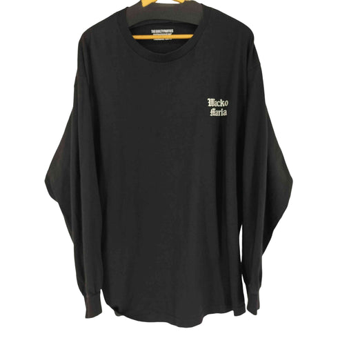 ワコマリア WACKO MARIA フロント刺繍 L/S Tシャツ メンズ JPN:XXL