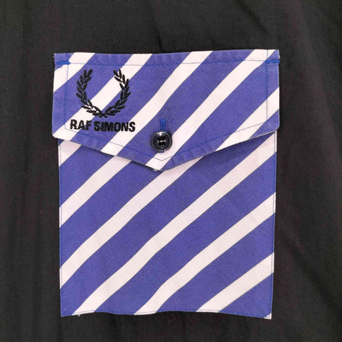 ラフシモンズ RAF SIMONS L/S 切替シャツ メンズ 36