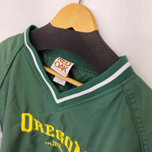 RED OAK カレッジ刺繍ポリプルオーバー ピステ メンズ import:XL