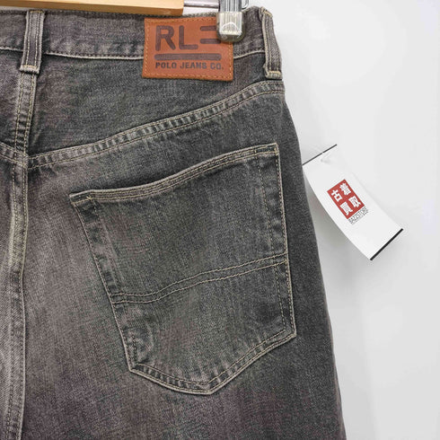 ポロジーンズ RL POLO JEANS CO. 90S メキシコ製 HAYDEN RELAXED FIT STRAIGHT LEG ZIP FLY ドーナツボタン ジップフライ デニム パンツ メンズ 30×30