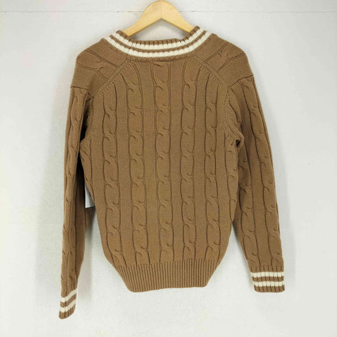 スローン SLOANE 23AW 5Gケーブル ライン Vネックカーディガン レディース JPN:1