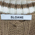 スローン SLOANE 23AW 5Gケーブル ライン Vネックカーディガン レディース JPN:1