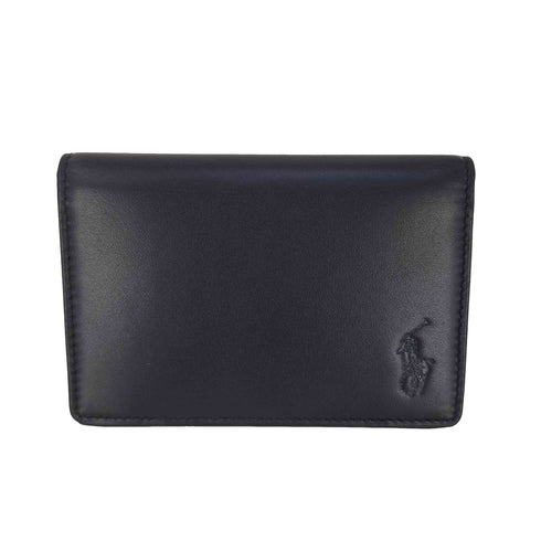 ポロラルフローレン POLO RALPH LAUREN ポニー刻印 レザー 二つ折り カードケース コインケース メンズ