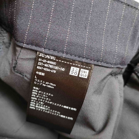 ユニクロ UNIQLO タックワイドパンツ メンズ JPN:L