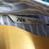 ザラ ZARA バックリボンストライプオーバーサイズシャツ レディース import:M