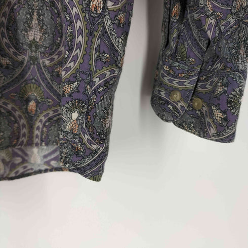 VESVIO 総柄コットン 長袖シャツ メンズ JPN:XL