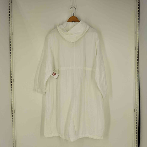 ザラ ZARA ナイロンフーデッドロングパーカー レディース M-L