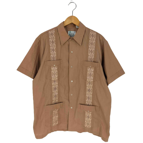 ドグァジャベーラ GUAYABERA 半袖キューバシャツ メンズ import:L