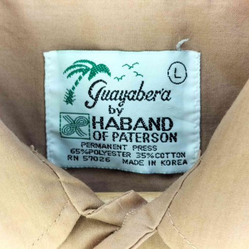 ドグァジャベーラ GUAYABERA 半袖キューバシャツ メンズ import:L
