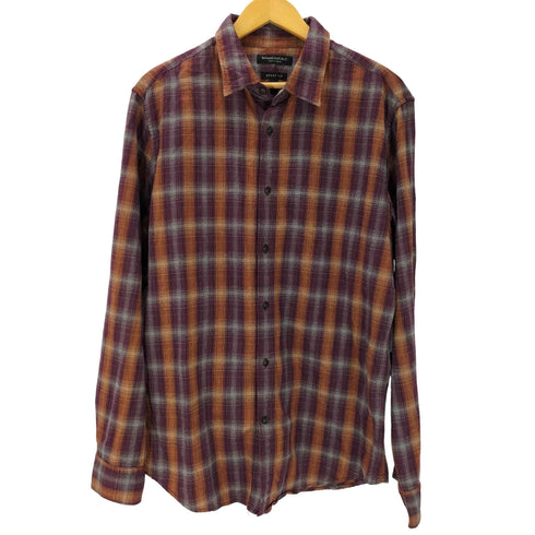 バナナリパブリック BANANA REPUBLIC GRANT FIT オンブレチェックシャツ メンズ JPN:L