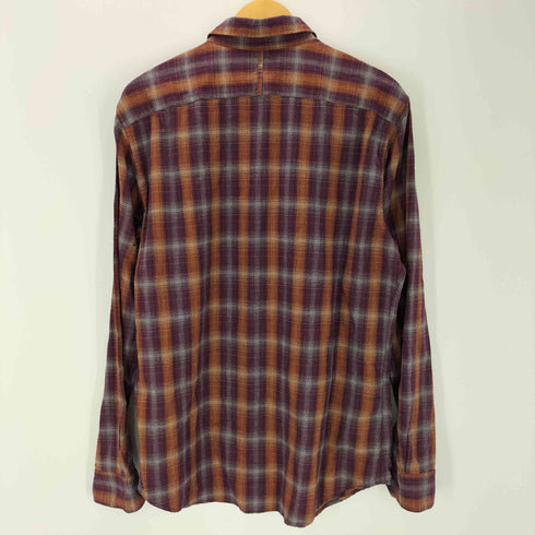 バナナリパブリック BANANA REPUBLIC GRANT FIT オンブレチェックシャツ メンズ JPN:L