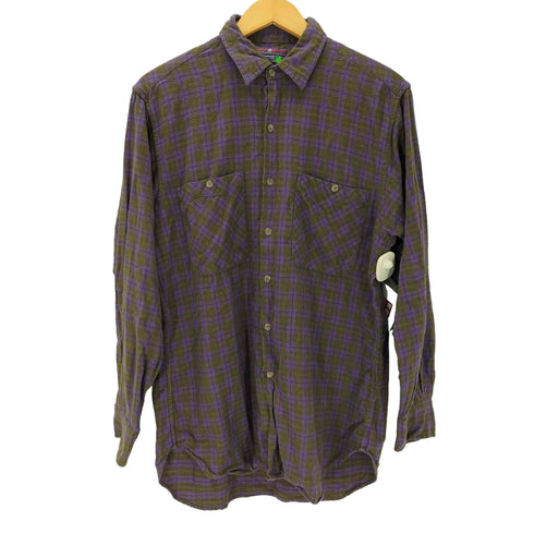 バナナリパブリック BANANA REPUBLIC チェック柄 コットンネルシャツ メンズ JPN:M