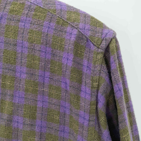 バナナリパブリック BANANA REPUBLIC チェック柄 コットンネルシャツ メンズ JPN:M