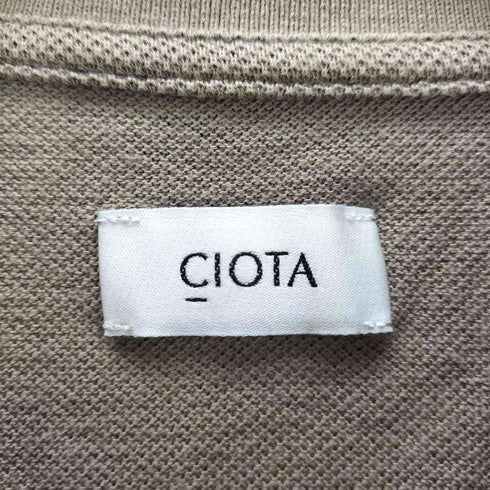 シオタ CIOTA スビンコットン吊りカノコポロシャツ メンズ JPN:4