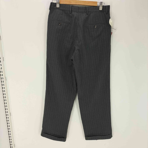 チャップスラルフローレン CHAPS RALPH LAUREN 2タックウールストライプスラックス メンズ 32×30
