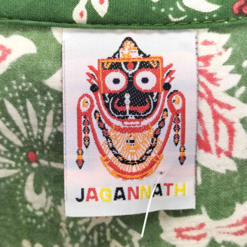 jagannath 総柄エプロンドレス レディース