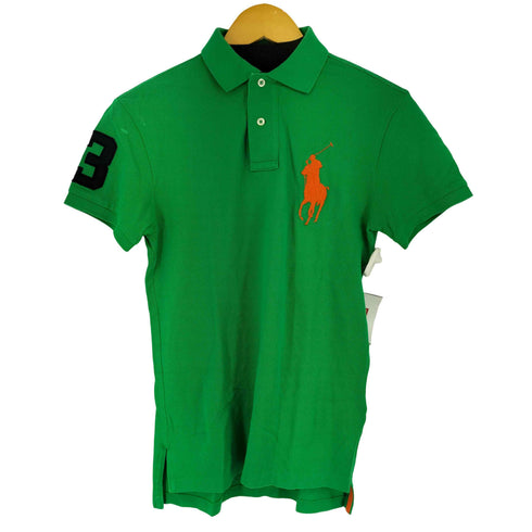 ポロラルフローレン POLO RALPH LAUREN 胸元刺繍 S/S ポロシャツ メンズ import:XS