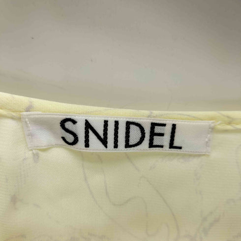 スナイデル snidel ウエストギャザープリントワンピ レディース JPN:0