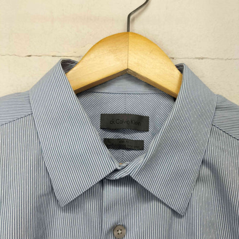 シーケーカルバンクライン ck Calvin Klein SLIM FIT コットンストライプレギュラーカラーL/S シャツ メンズ 17