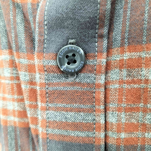 エディーバウアー Eddie Bauer ワンポケットチェックシャツ ボタンダウン オーバーサイズ メンズ JPN:XL