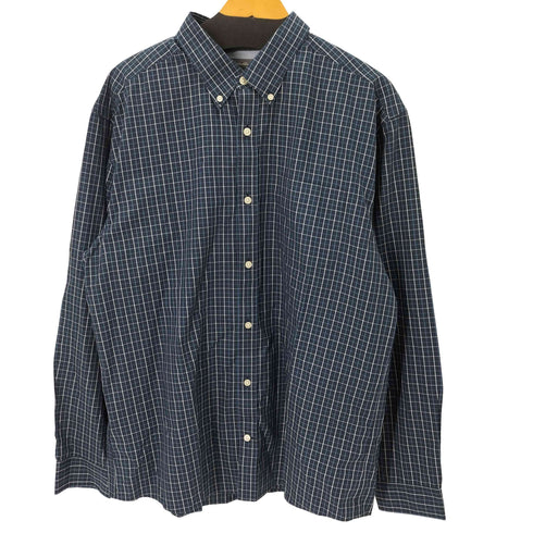 エディーバウアー Eddie Bauer ワンポケットチェックシャツ ボタンダウン オーバーサイズ メンズ JPN:XL