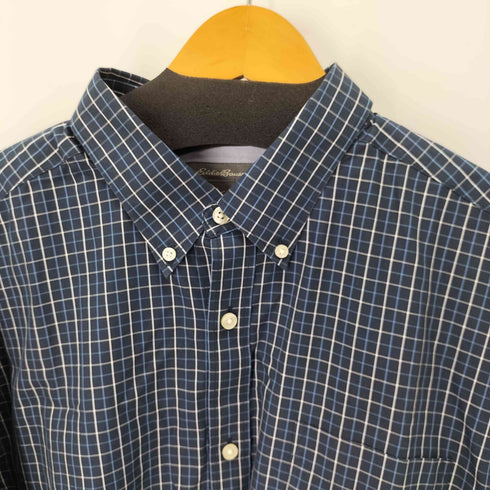 エディーバウアー Eddie Bauer ワンポケットチェックシャツ ボタンダウン オーバーサイズ メンズ JPN:XL