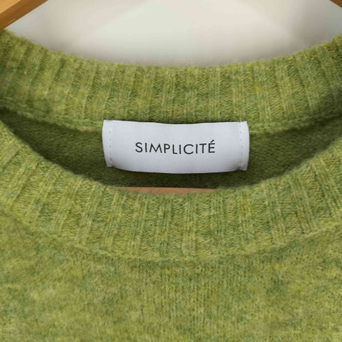 シンプリシテェ SIMPLICITE FOXMIXクルーネックプルオーバー レディース