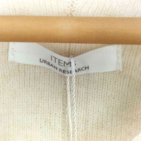 アイテムズ アーバンリサーチ ITEMS URBAN RESEARCH アウトリンキングVネックニット レディース FREE