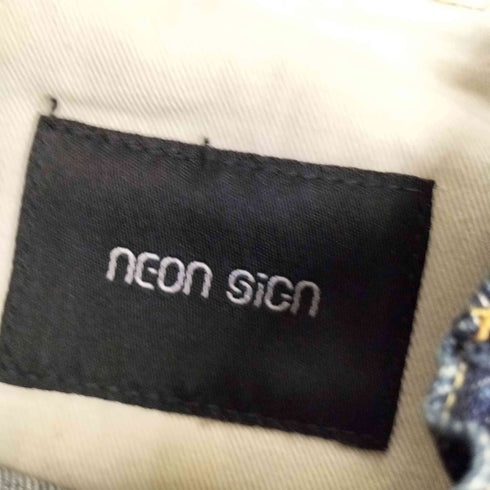 ネオンサイン NEON SIGN 0343 Wide Denim Slacks メンズ JPN:1