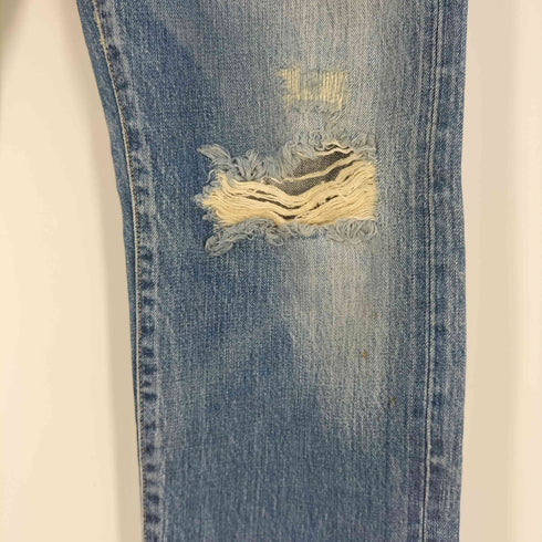 アンユーズド UNUSED TALON ZIP ダメージ加工ジーンズ メンズ JPN:2