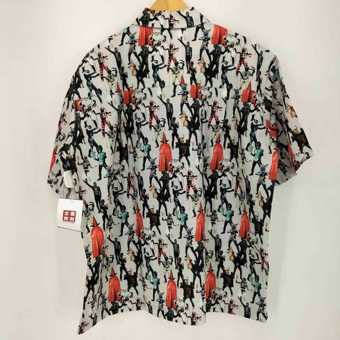 デザインティーシャツストアグラニフ Design Tshirts Store graniph 怪人 パターン 2 ビッグシルエット半袖シャツ メンズ JPN:L