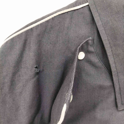 Laravan ビンテージ スナップボタンシャツ メンズ XXXXL