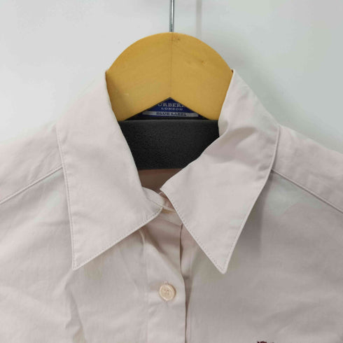 バーバリーブルーレーベル BURBERRY BLUE LABEL ホース刺繍 L/Sシャツ レディース JPN:38