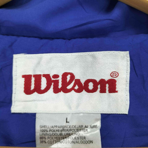 ウィルソン Wilson ロゴプレートジップポリジャケット メンズ JPN:L