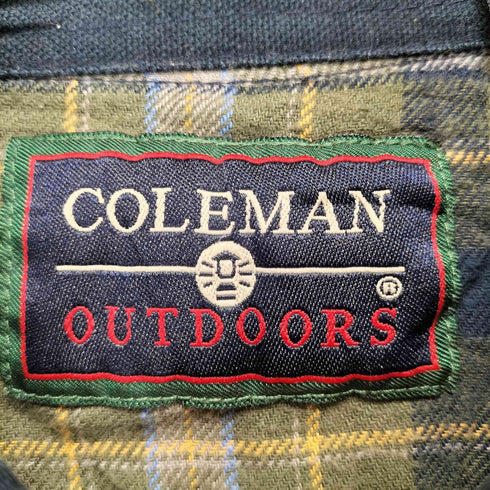 コールマン COLEMAN 裏地チェックコットンシャツ メンズ JPN:XXL