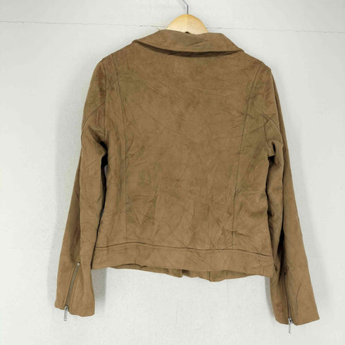 オールドネイビー OLD NAVY スエードダブルライダースジャケット レディース JPN:M