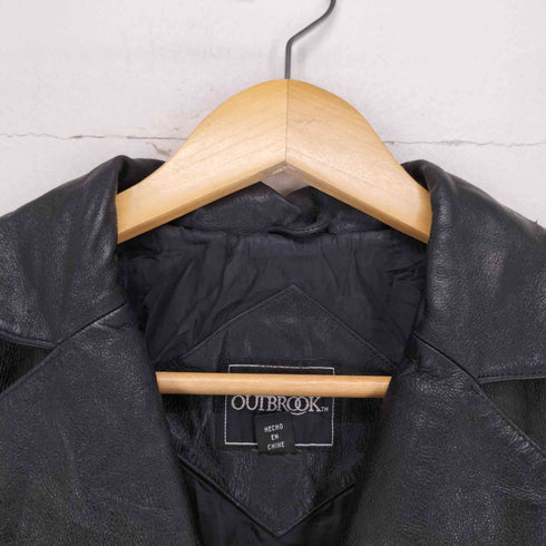 アウトブルック OUTBROOK リアルレザー4Bジャケット レディース JPN:M
