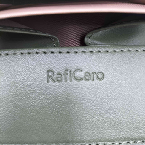 RafiCaro 二つ折り ラウンドファスナー ミニウォレット レディース