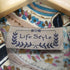LIFE STYLE ペイズリーコットンビジューシャツ レディース JPN:M