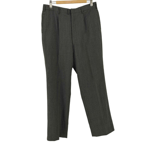 KIND WEAR サスペンダーボタン ストライプスラックス メンズ