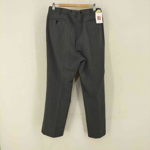 KIND WEAR サスペンダーボタン ストライプスラックス メンズ