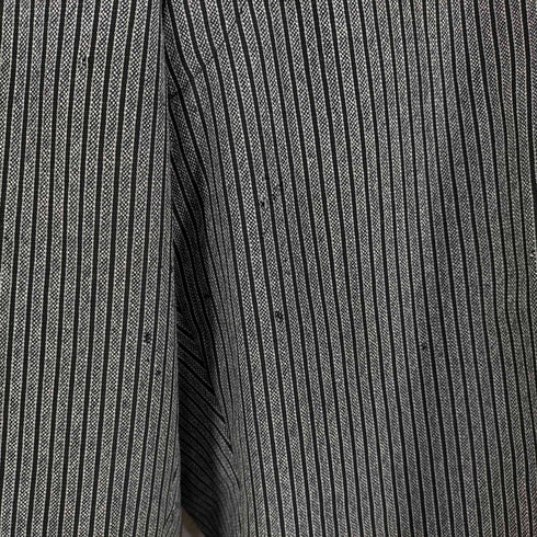 KIND WEAR サスペンダーボタン ストライプスラックス メンズ