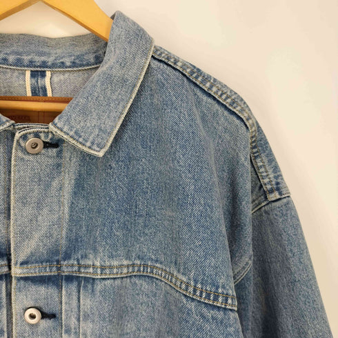 リーバイス Levis SUPER WIDE TRUCKER トラッカージャケット ライトインディゴ メンズ import:L