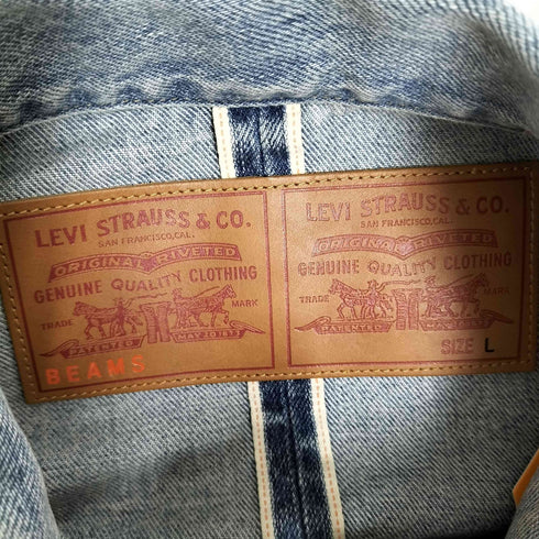 リーバイス Levis SUPER WIDE TRUCKER トラッカージャケット ライトインディゴ メンズ import:L